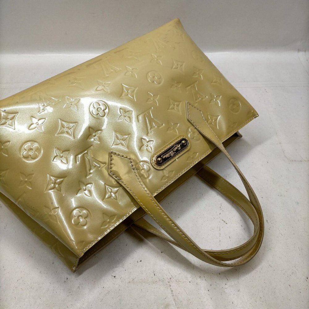 Louis Vuitton Yellow Patent Monogram Satchel - Picture 4 of 12